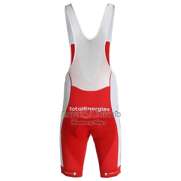 Direct Energie Ropa Ciclismo Culotte Corto 2021 Hombre Mangas Cortas Blanco Rojo AMarillo Azul